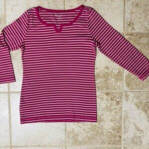 Striped sleeve shirt
